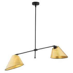 Argon Clava 897 lampa wisząca zwis 2x15W E27 złoty/czarny