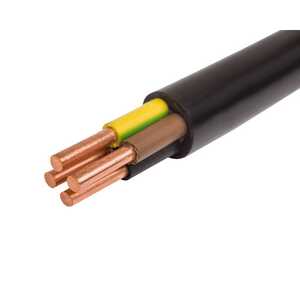 Kabel ziemny YKY 4x10mm2 miedziany 1m = 1szt. elektroenergetyczny 06/1kV czarny odwijany z bębna