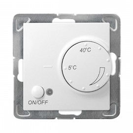Regulator temperatury Ospel Impresja RTP-1Y/M/00 z czujnikiem podpodłogowym biały