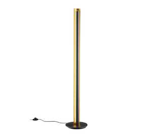 Trio Texel 474410179 lampa stojąca podłogowa 1x15W LED 3000K czarna/złota