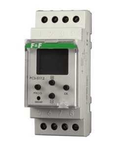 Przekaźnik czasowy 18-funkcyjny F&F PCS-517 0,25s-100h 16A 1NO/NC 24-264V AC/DC na szynę DIN