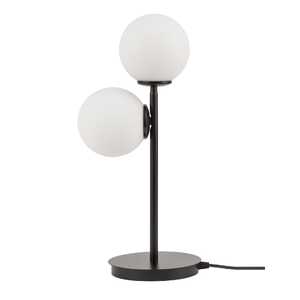 Sigma Koral 50363 lampa stołowa lampka 2x12W G9 czarna/biała