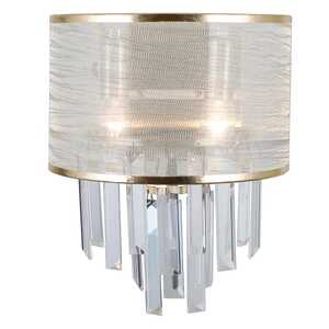 Italux Torreia WL-45660-2 kinkiet lampa ścienna 2x40W E14 antyczny mosiądz