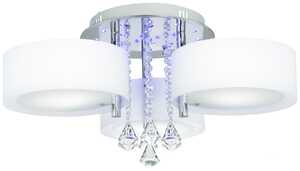 Elem Antila DRS8006/3 8C plafon lampa sufitowa 3x60W E27+LED chrom/biały