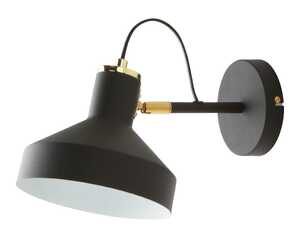 Zuma Line Sigma A6002 kinkiet lampa ścienna 1x40W E27 czarny/biały