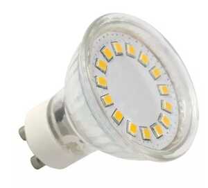 Żarówka LED 4W (30W) GU10 MR16 120° 310lm 230V 3000K ciepła SMD Lumax LL032