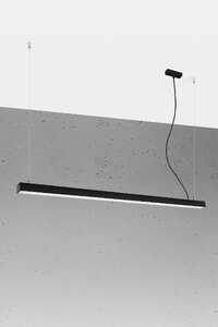 Sollux Pinne TH.087 lampa wisząca belka nad blat stół 1x48W LED 7200lm 4000K czarna