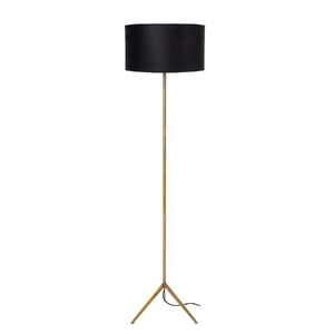 Lucide Tondo 45790/81/02 lampa stojąca podłogowa 1x60W E27 czarna/złota