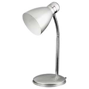 Lampa stołowa lampka biurkowa Rabalux Patric 1x40W E14 srebrny/chrom 4206