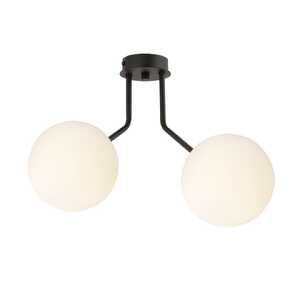 Emibig Nova 1138/2 plafon lampa sufitowa 2x10W E14 biały/czarny