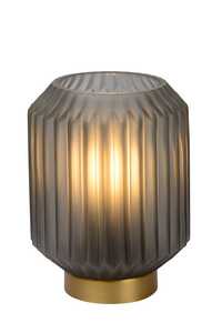 Lucide Sueno 45595/01/51 lampa stołowa lampka 1x40W E14 szara/złota 