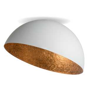 Sigma Sfera 32462 plafon lampa sufitowa 1x60W E27 biały/miedziany