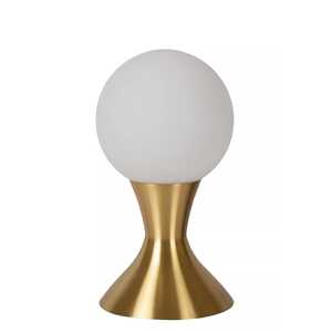 Lucide Moya 25516/01/02 lampa stołowa lampka 1x3W G9 biała/złota