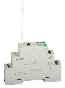 Ściemniacz radiowy uniwersalny F&F F&Wave FW-D1D 250W 230V AC na szynę DIN