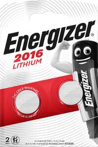 Bateria cr-2016 3v litowa  blister 2szt  Energizer 7638900248340 - wysyłka w 24h