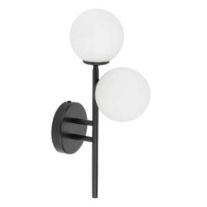 Sigma Koral 33649 kinkiet lampa ścienna 2x12W G9 czarny/biały