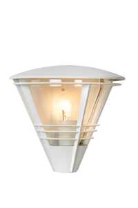 Lucide Livia 11812/01/31 kinkiet lampa oprawa ścienna zewnętrzna 1x60W E27 IP44 biała