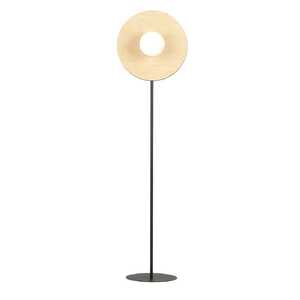 Emibig Soho 1303/LP1 lampa stojąca podłogowa 1x10W E14 czarna/drewniana