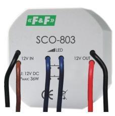 Ściemniacz LED F&F SCO-803 z pamięcią 36W 11-14V DC do puszki fi 60