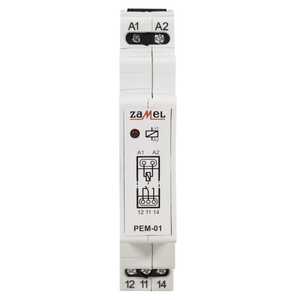 Przekażnik elektromagneteczny Zamel EXT10000094 PEM-01/230 230VAC 16A  - wysyłka w 24h