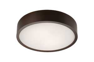 Lamkur Eveline 26916 plafon lampa sufitowa 2x60W E27 czarny/biały