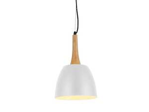 Azzardo Prato WH AZ1333 FLPR20WH Lampa wisząca zwis oprawa 1X60W E27 biała + żarówka LED za 1 zł GRATIS!