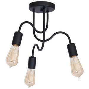Plafon Luminex Dow 8059 lampa sufitowa 3x60W E27 czarny