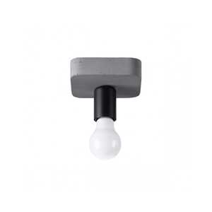 Sollux Tavo SL.1156 plafon lampa sufitowa spot 1x15W E27 szary/czarny