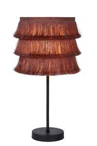 Lucide Togo 10507/81/66 lampa stołowa lampka 1x40W E14 różowa/czarna