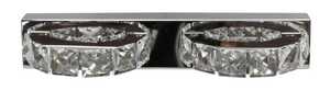 Candellux Shipi 22-45300 kinkiet lampa ścienna 2x3W LED 6500K srebrny