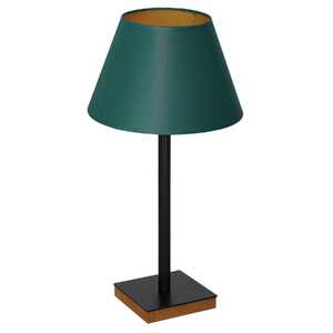 Luminex Table lamps 3762 lampa stołowa lampka 1x60W E27 czarny/zielony/naturalny/złoty