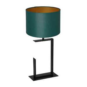 Luminex H 520 Black 3419 Lampa stołowa lampka 1x60W E27 czarny/zielony/złoty
