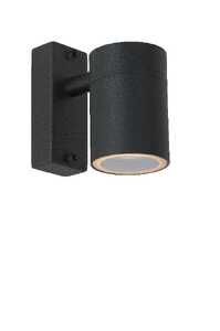 Lucide Arne 14867/05/30 kinkiet lampa oprawa ścienna zewnętrzna 1x5W GU10-LED IP44  czarna - wysyłka w 24h