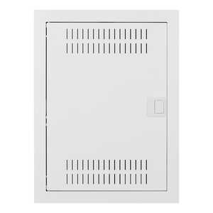 Rozdzielnica multimedialna PT MSF RP 2x12 IP30 Elektro-Plast Nasielsk 2012-00 drzwi stalowe białe 1 płyta montażowa + szyna DIN + gniazdo 16A 2P+Z