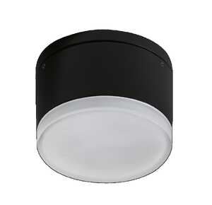 Azzardo Apulia R AZ4333 plafon lampa sufitowa 1x10W LED 3000K czarny/biały