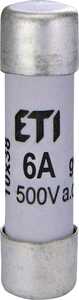 Wkładka bezpiecznikowa ETI Polam 002620005 6A gG 500V 10x38mm cylindryczna zwłoczna