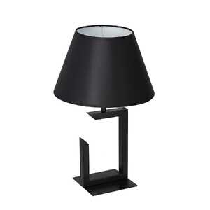 Luminex H 450 Black 3395 Lampa stołowa lampka 1x60W E27 czarny/biały
