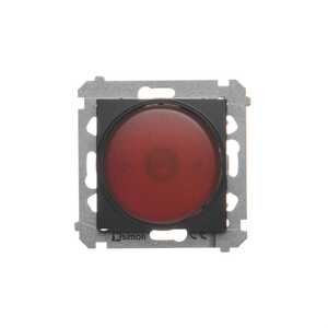 Sygnalizator świetlny LED Kontakt-Simon 54 DSS2.01/49 światło czerwone moduł 230V~ czarny