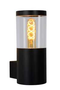 Lucide Fedor 14899/01/30 kinkiet lampa oprawa ścienna zewnętrzna 1x40W E27 IP44 czarna