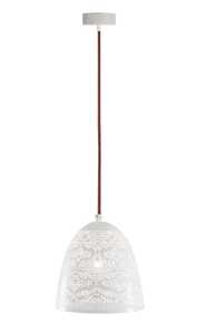 Candellux Bene 31-70340 lampa wisząca zwis 1x60W E27 biały