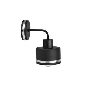 Candellux Wama 21-00422 kinkiet lampa ścienna 1x40W E27 czarny/chrom
