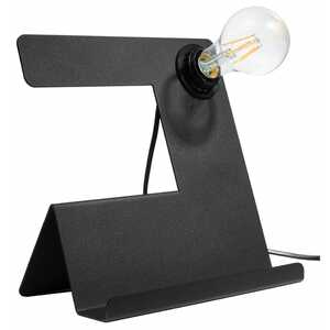 Sollux Incline SL.0669 lampa stołowa lampka 1x60W E27 czarna