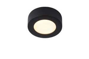 Lucide Brice-Led 28116/11/30 plafon lampa sufitowa 1x8W LED IP44 czarny 