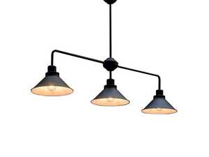 Nowodvorski Craft 9150 Plafon lampa sufitowa 3x60W E27 czarny