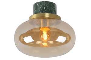 Lucide Lorena 03140/23/62 plafon lampa sufitowa 1x40W E27 zielony/złoty