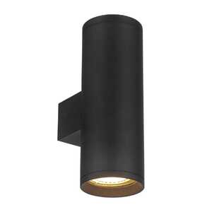 Light Prestige Torre LP-108/1W BK kinkiet lampa ścienna 2x50W GU10 czarny | Wpisz kod: LP21 w koszyku