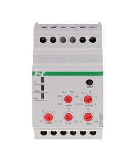Przekaźnik prądowy F&F EPP-620 2x8A 2P 230V AC 4-funkcyjny pomiar bezpośredni 5A lub półpośredni z przekładnikiem na szynę DIN - wysyłka w 24h