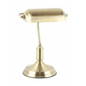 Zuma Line Roma A2048-GLD lampa stołowa lampka biurkowa bankierka 1x40W E27 złota