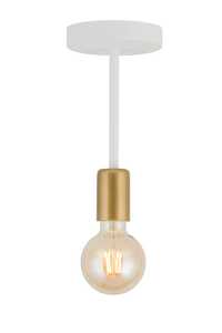 Sigma Gino 1 32377 plafon lampa sufitowa 1x60W E27 biały/złoty